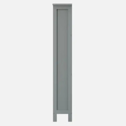 Bergen Three Tier Shoe Cabinet grey side view