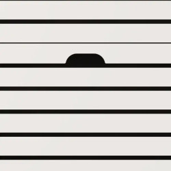 Bergen Three Tier Shoe Cabinet white middle tier