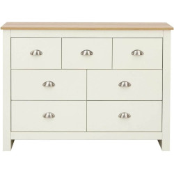 Lancaster 7 Drawer Merchant Chest cream
