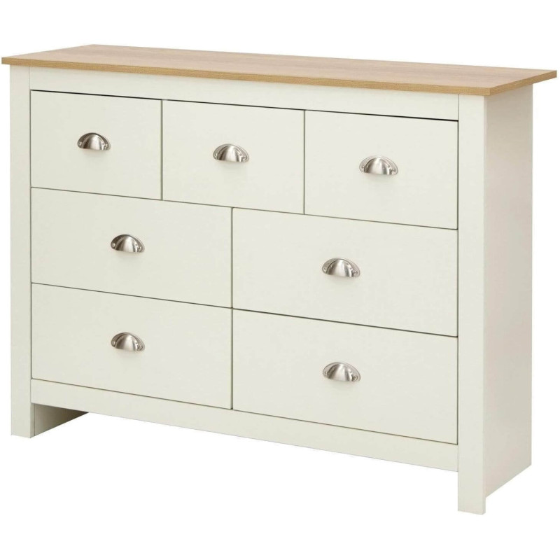 Lancaster 7 Drawer Merchant Chest side