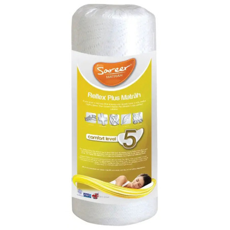 Sareer Matrah Reflex Plus Foam Mattress rolled