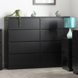 Malvern 8 Drawer Chest black main