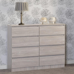 Malvern 8 Drawer Chest urban snow main