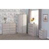 Malvern 8 Drawer Chest urban snow full room view
