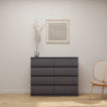 Malvern 8 Drawer Chest grey main