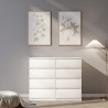 Home Divine Malvern 8 Drawer Chest – Organize in Style!