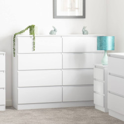 Malvern 8 Drawer Chest white main