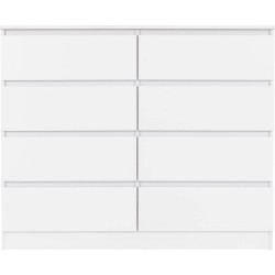Malvern 8 Drawer Chest white  front