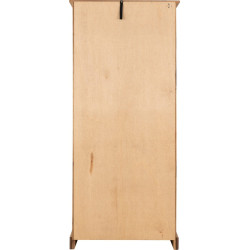 Corona Tall Bookcase Distressed Waxed Pine back