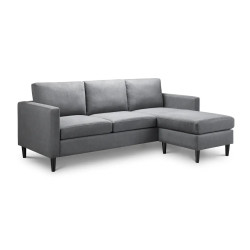 Marant Corner Sofa Grey Fabric main