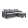 Marant Corner Sofa Grey Fabric main