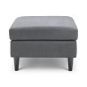 Marant Corner Sofa Grey Fabric stool