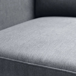 Marant Corner Sofa Grey Fabric fabric top