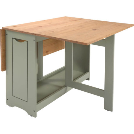 Santos Butterfly Dining Set sage green table