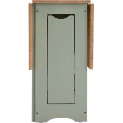 Santos Butterfly Dining Set sage green table side