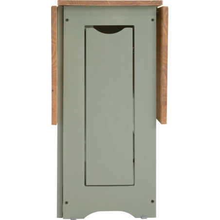 Santos Butterfly Dining Set sage green table side