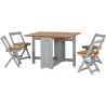 Santos Butterfly Dining Set slate grey