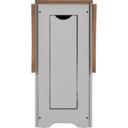 Santos Butterfly Dining Set slate grey table side view