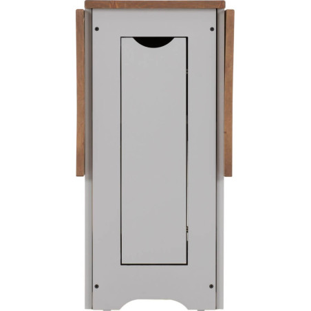 Santos Butterfly Dining Set slate grey table side view