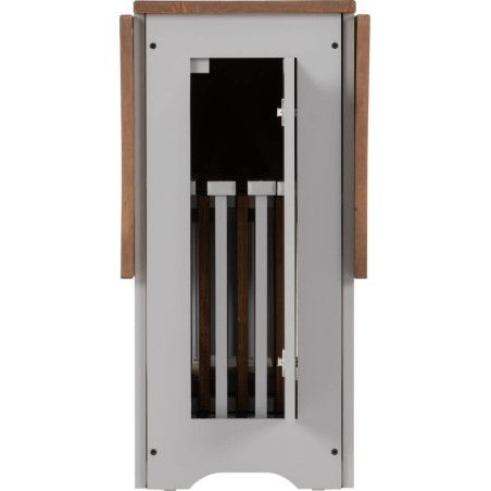 Santos Butterfly Dining Set slate grey table side with chairs