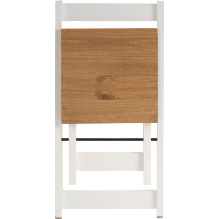 Santos Butterfly Dining Set white table closed front