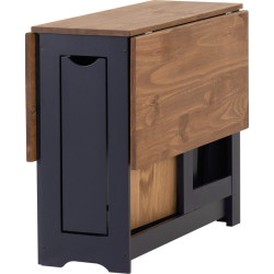 Santos Butterfly Dining Set navy blue closed