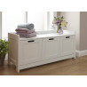 Colonial 3 Door Storage Unit white