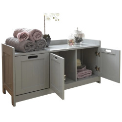 Colonial 3 Door Storage Unit internal view