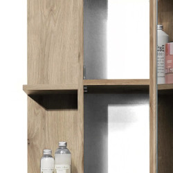 Vista Mirror Cabinet Black shelf