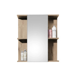 Vista Mirror Cabinet Black front