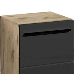 Vista Storage Cabinet Black top