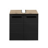 Vista Under Sink Cabinet Black without sink