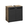 Vista Under Sink Cabinet Black side view