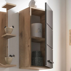 Vista Wall Unit Black