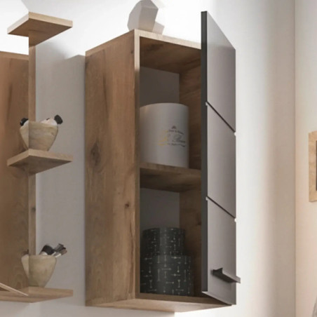 Vista Wall Unit Black