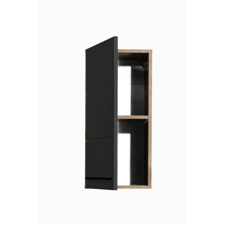 Vista Wall Unit Black internal view