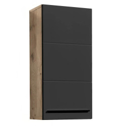 Vista Wall Unit Black side view