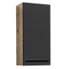 Vista Wall Unit Black side view