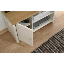 Lancaster Small TV Cabinet door opened