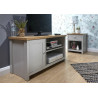 Lancaster Small TV Cabinet grey side