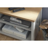 Lancaster Small TV Cabinet grey shelf