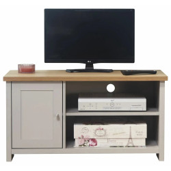 Lancaster Small TV Cabinet grey front