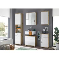 Pool Tall Cabinet White bathroom view