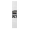 Mandy 2 Door Tall Cabinet White front