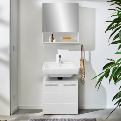 Mandy 2 Door Under Sink Cabinet White main