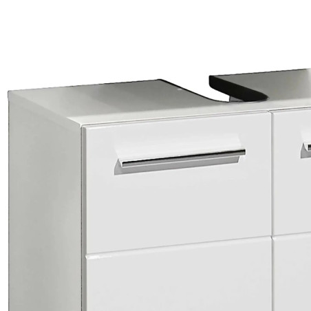 Mandy 2 Door Under Sink Cabinet White top