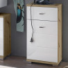 Pool 1 Door 1 Drawer Storage Cabinet White