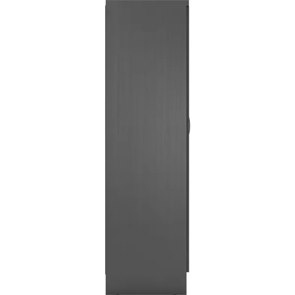 Nevada 6 Door 2 Drawer Mirrored Wardrobe 3D Effect Grey - Home Divine