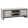 Boston 2 Door TV Unit in Grey side