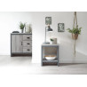 Boston Simple Lamp Table in Grey